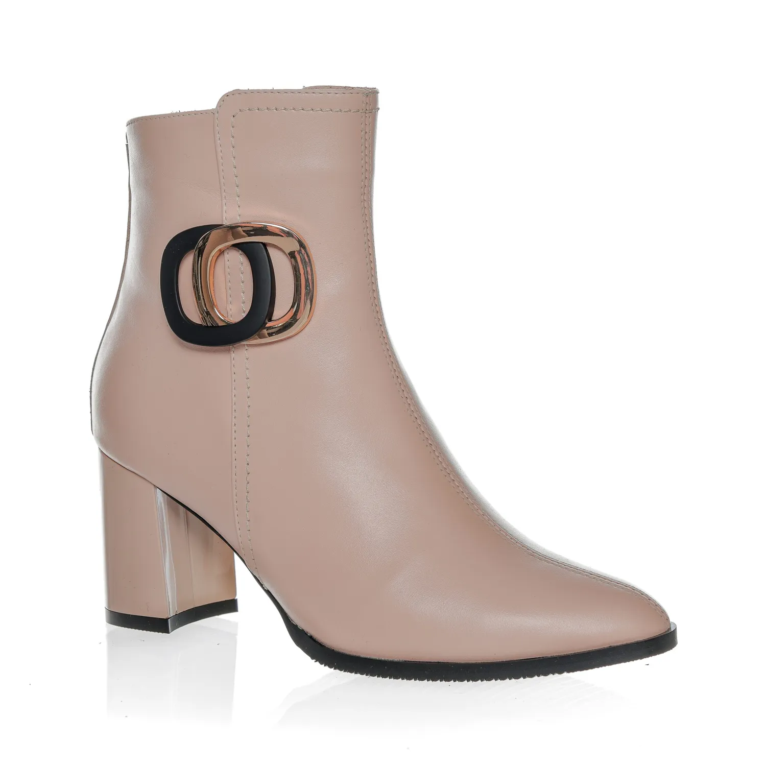 Catinca Shoes GX75 NB ghete dama piele nude box