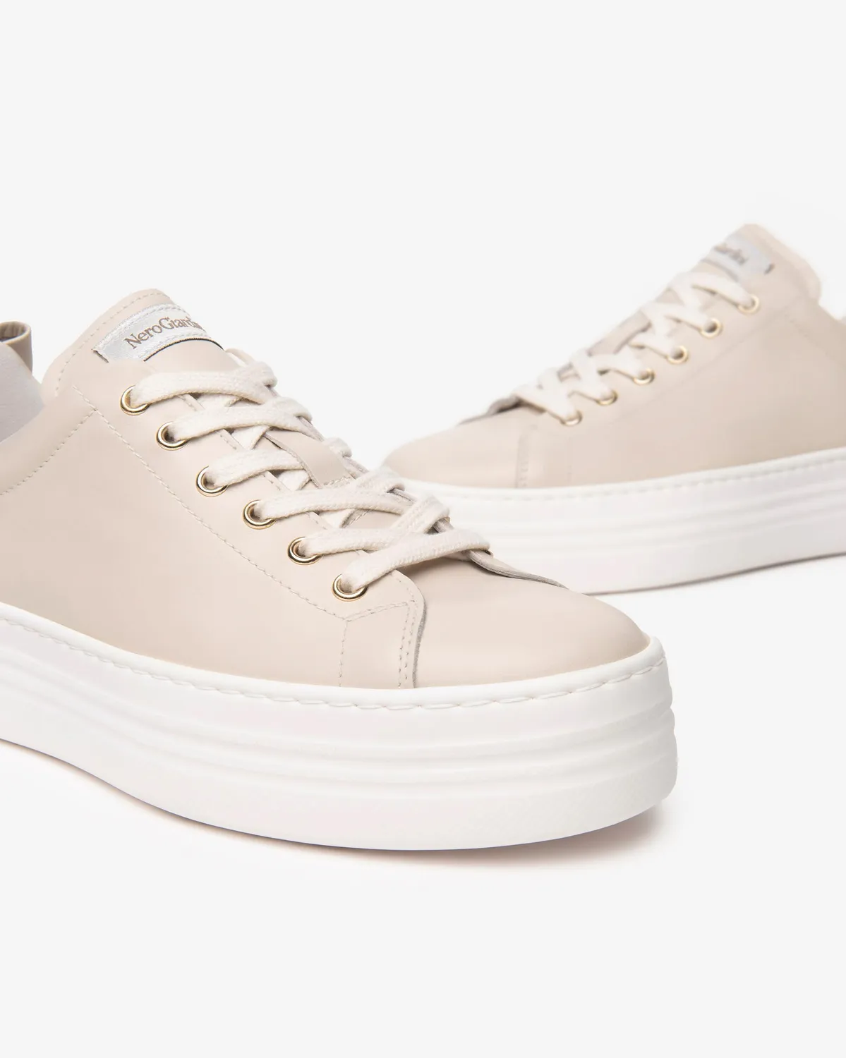Sneakers dama NeroGiardini piele naturala DryGo