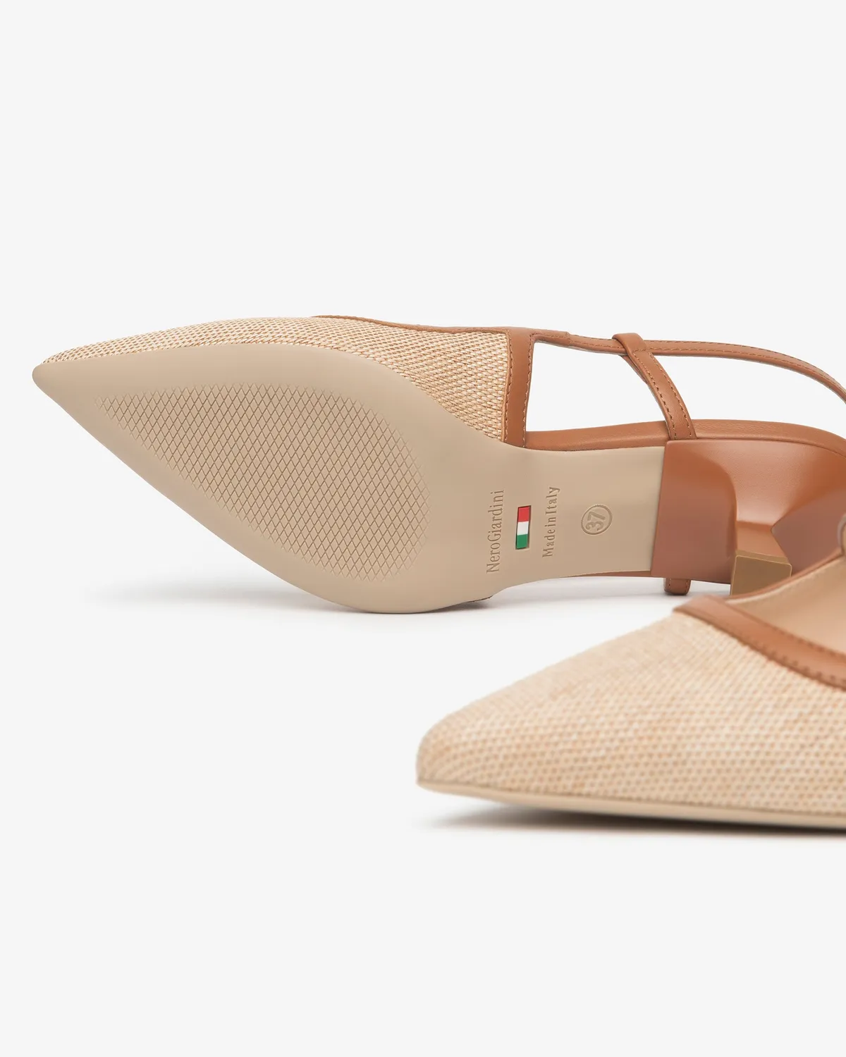 NeroGiardini slingback dama piele toc primavara
