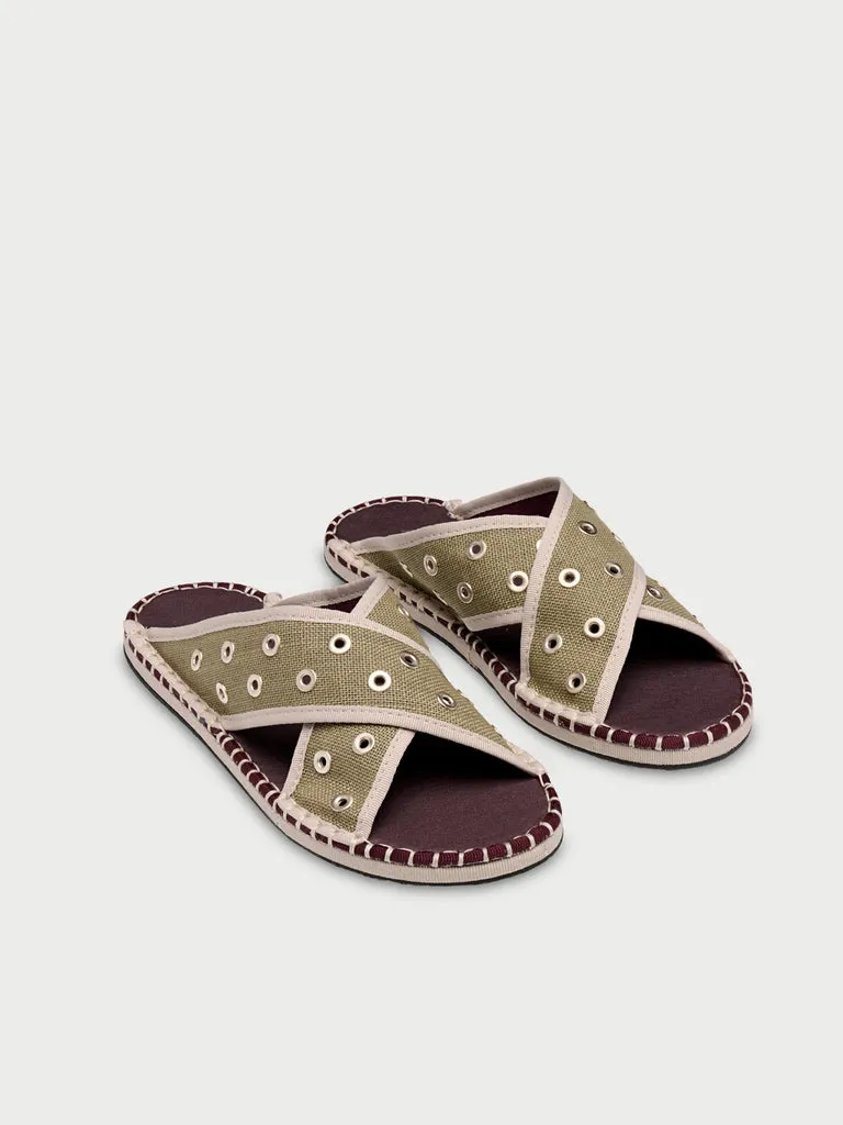 Flagelus Anne Khaki sandale in kaki