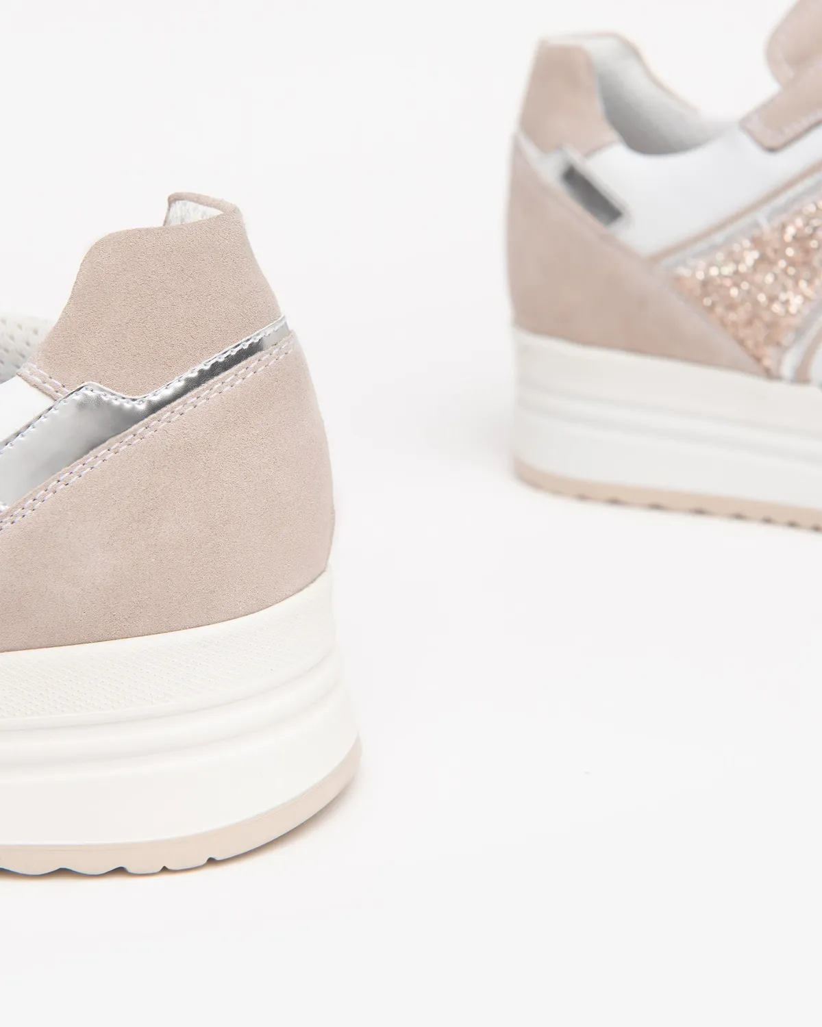 NeroGiardini sneakers dama piele si piele intoarsa