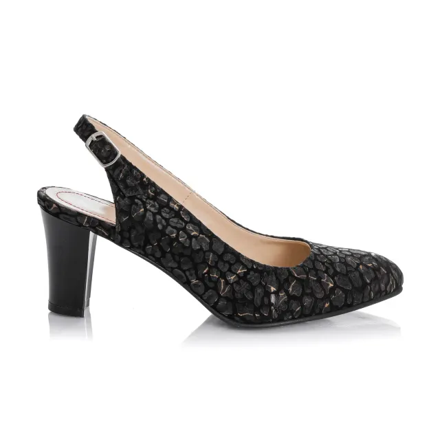 Catinca Shoes D20 NPFA sandale dama piele negru-auriu