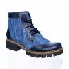 Catinca Shoes BC28 bocanci dama piele naturala albastru