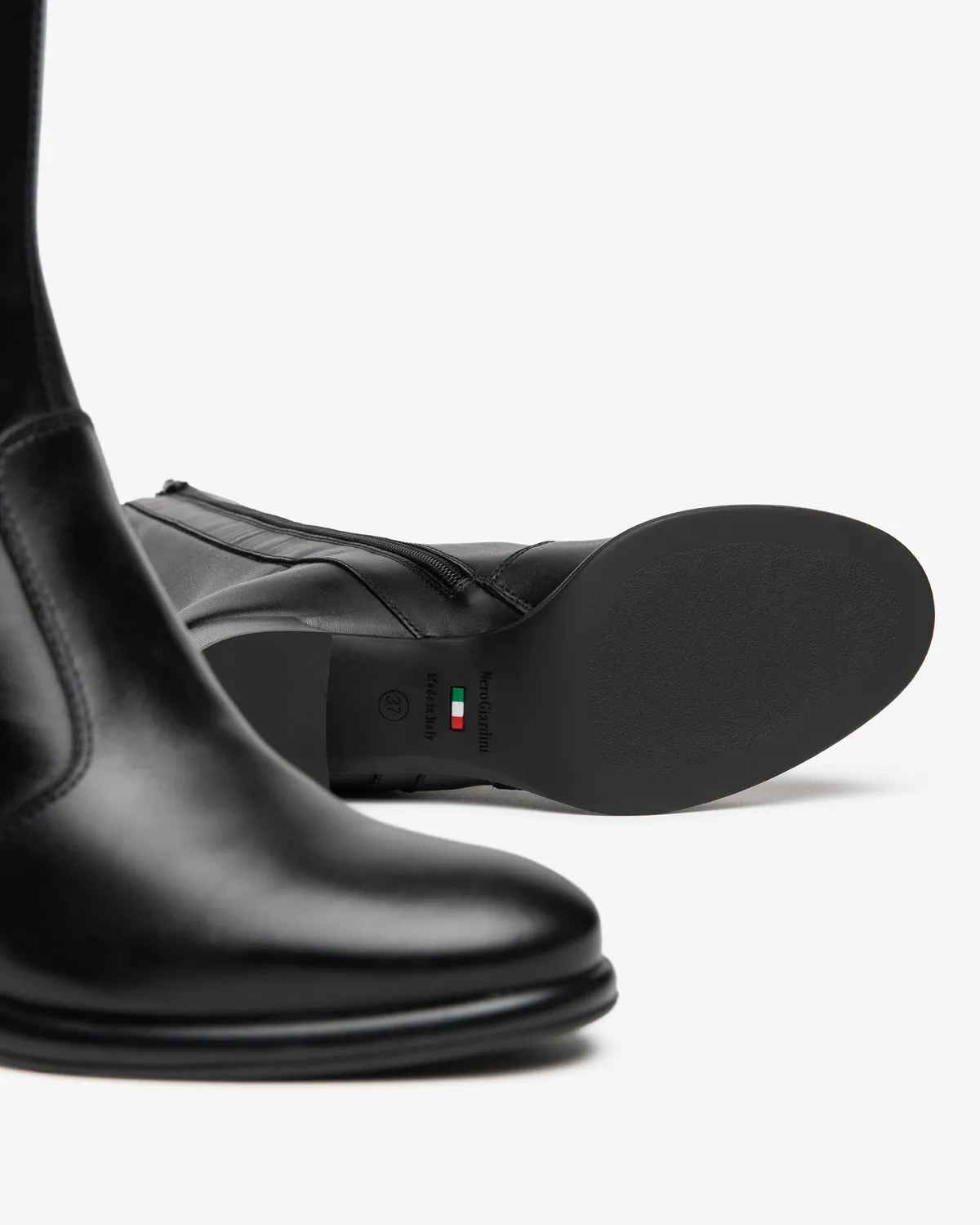 NeroGiardini cizme piele dama toc 60 mm