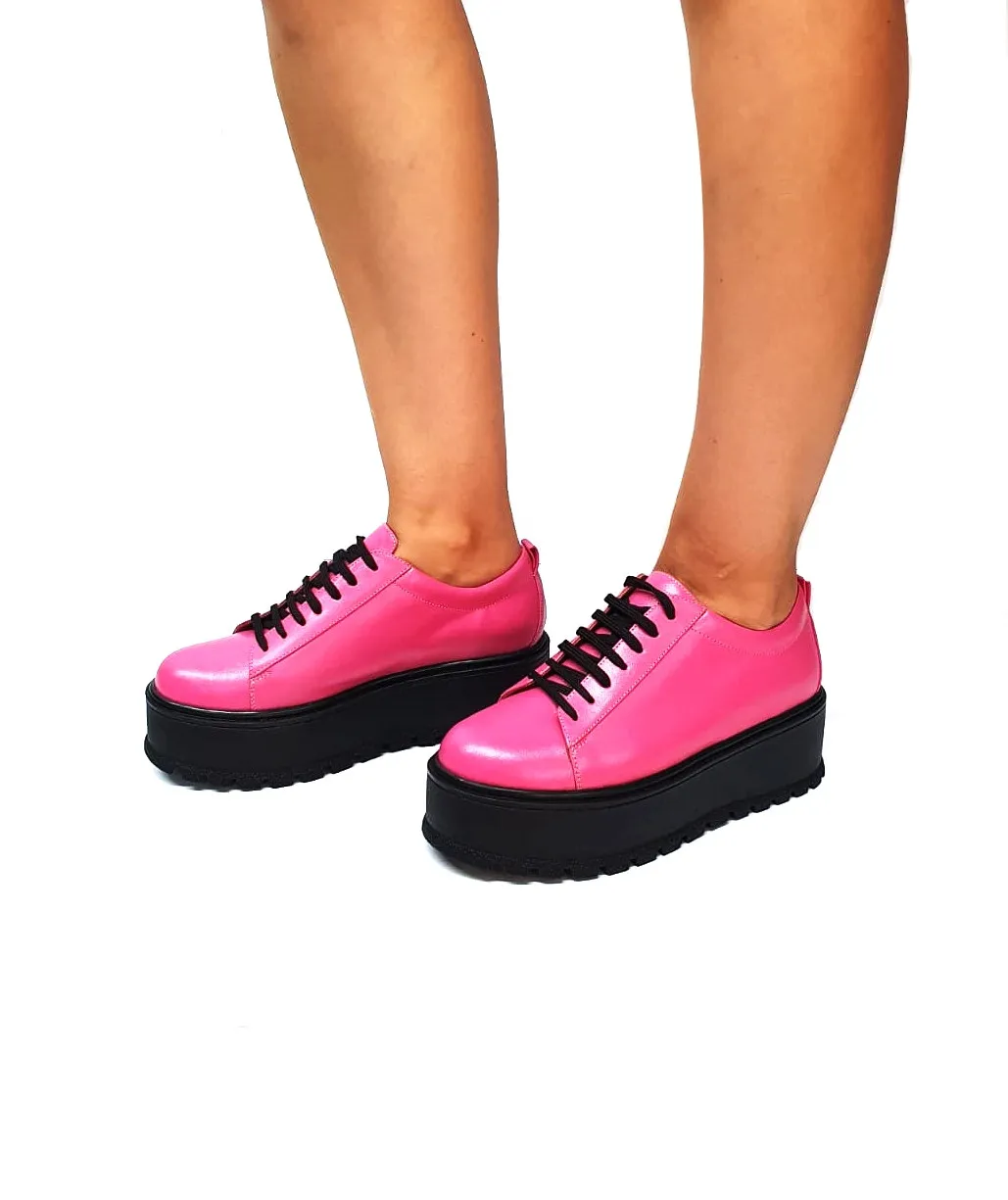 Catinca Shoes X3 RZ pantofi dama roz piele naturala