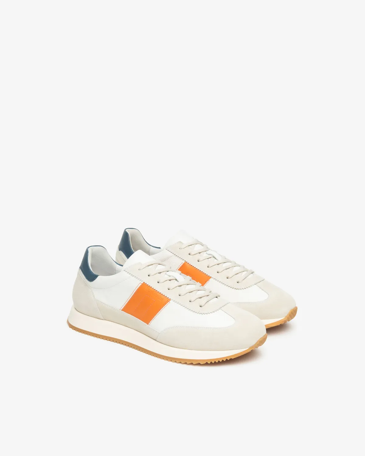 Sneakers barbati NeroGiardini piele si piele intoarsa