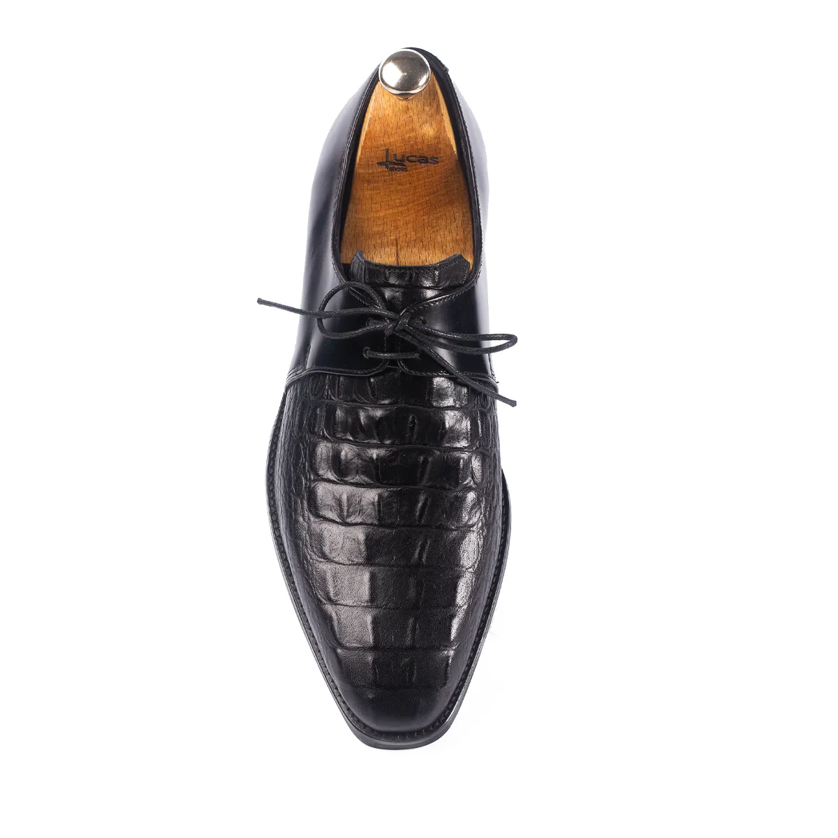 Lucas Shoes Arca pantofi derby barbati negru piele