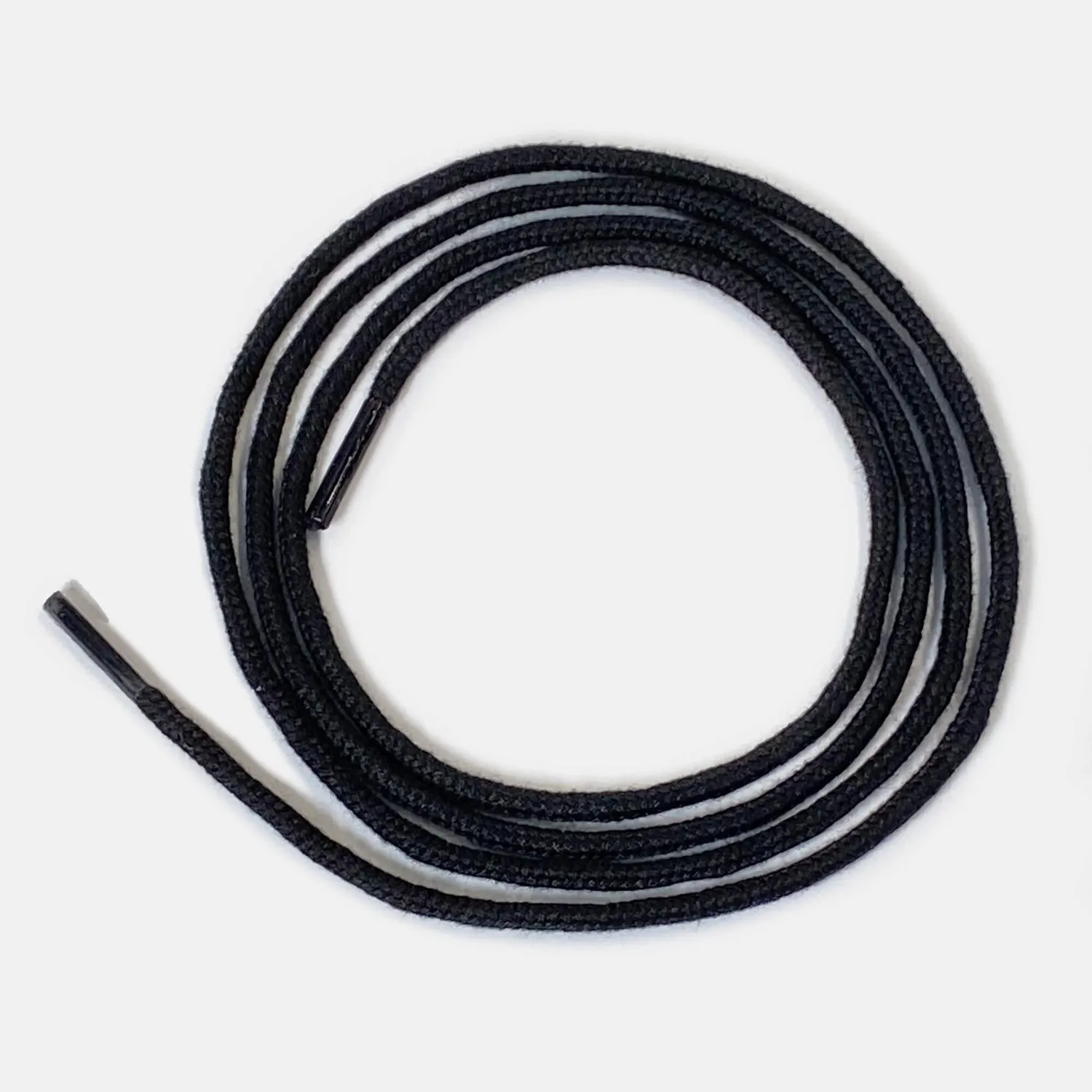 BÄR Cotton Round șireturi rotunde bumbac negre 3 mm