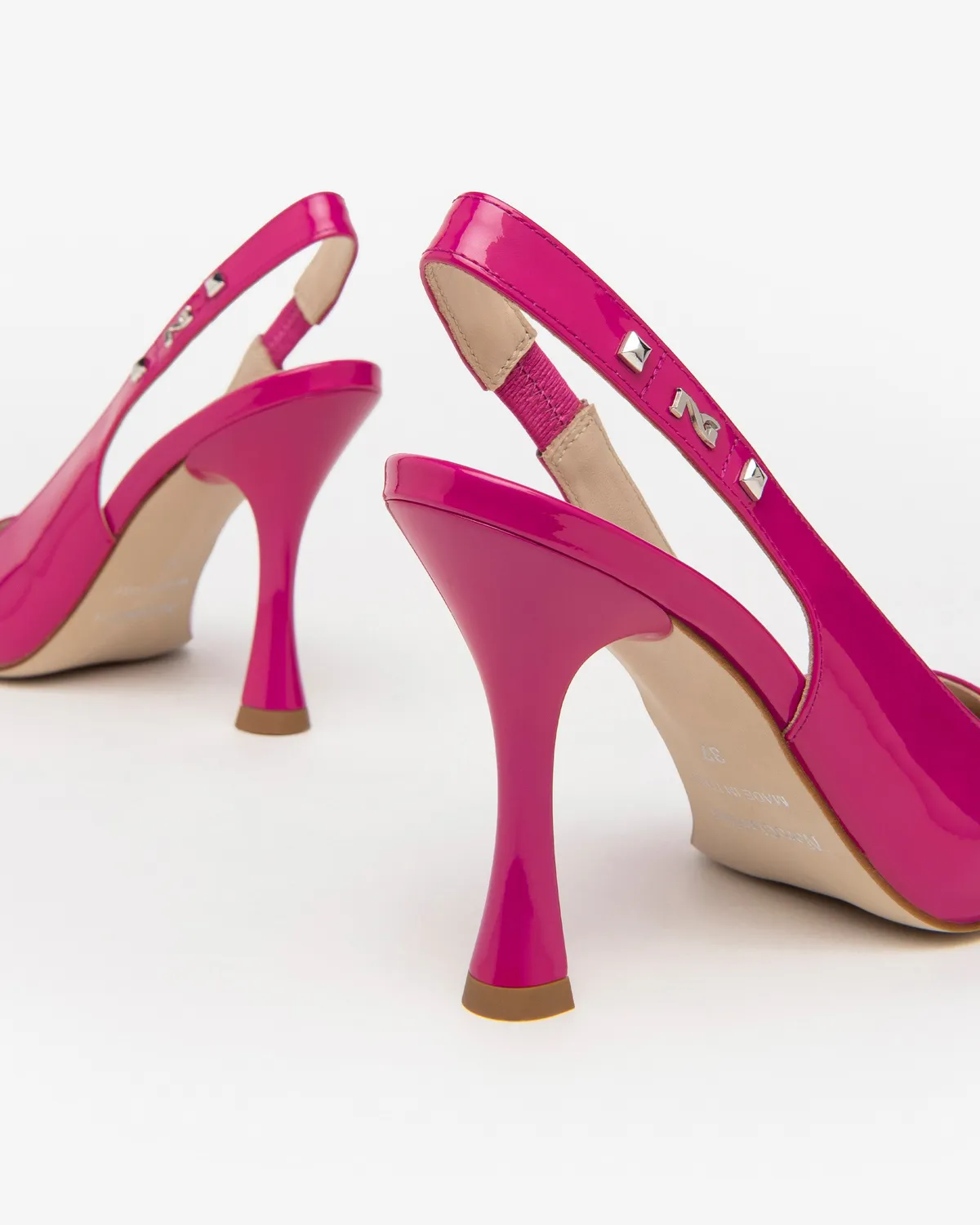 NeroGiardini pantofi dama lac slingback primavara