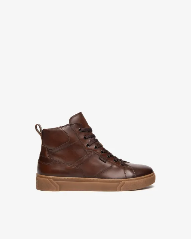 NeroGiardini sneakers piele bărbați high-top
