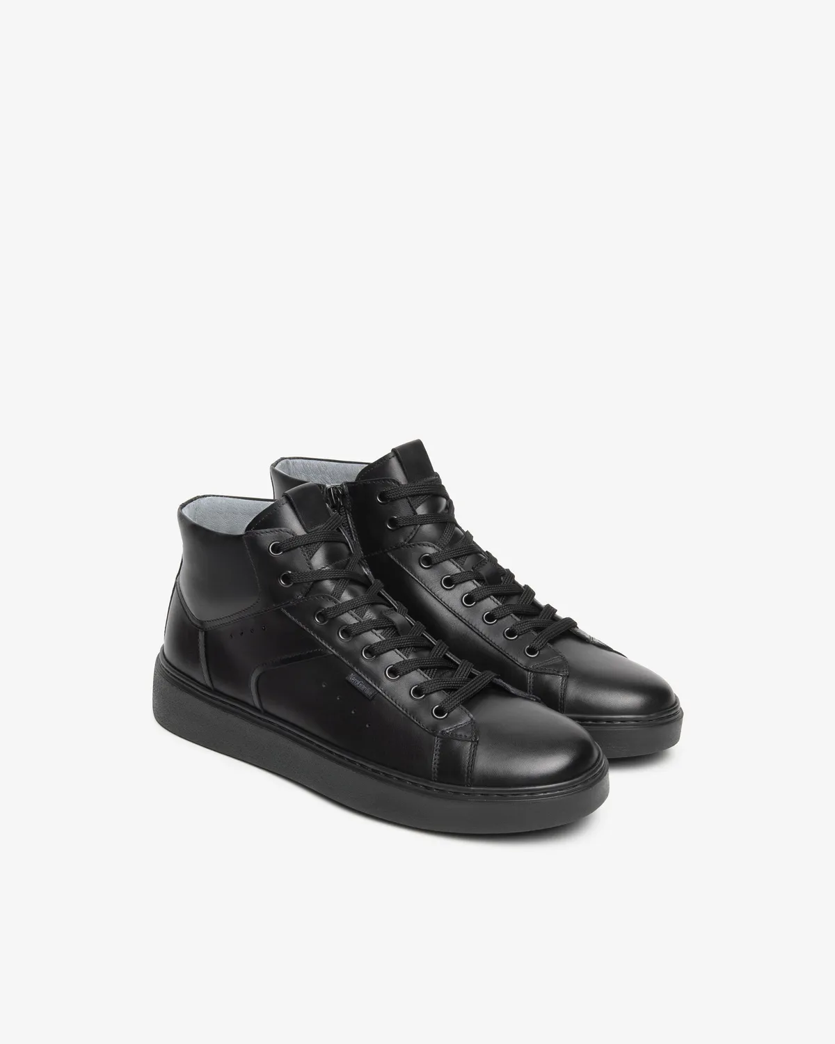 NeroGiardini sneakers bărbați piele high-top fermoar