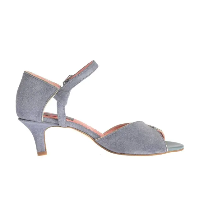 Ana Urbana Shoes Charlotte sandale piele gri-bleo