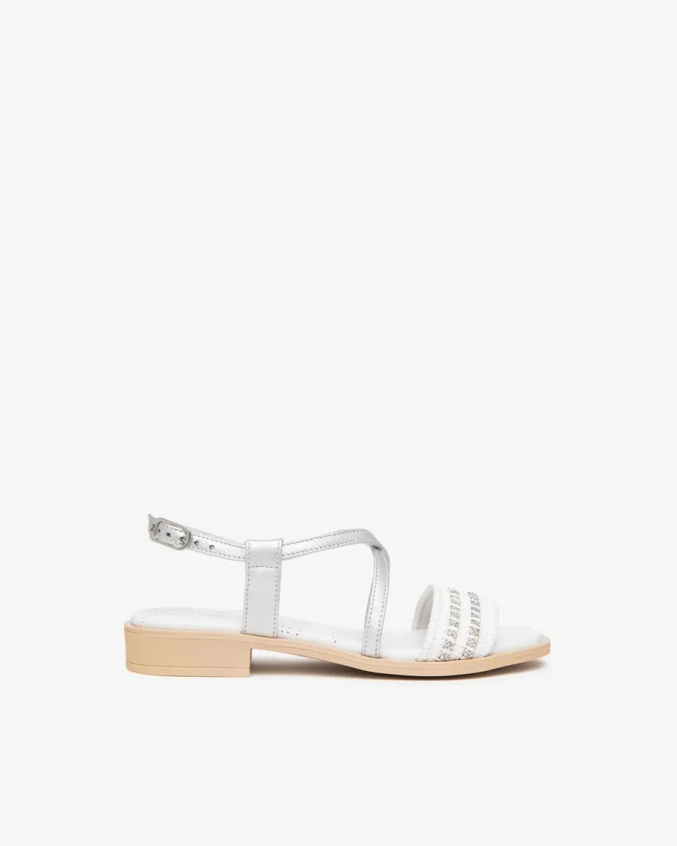 NeroGiardini sandale piele dama vara material textil