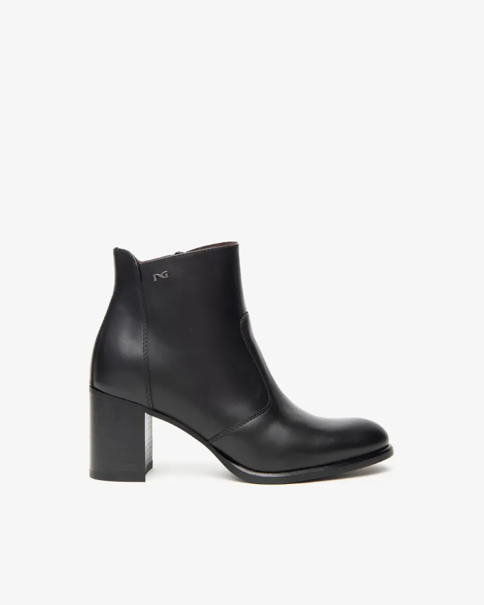 NeroGiardini ghete damă piele botine iarna
