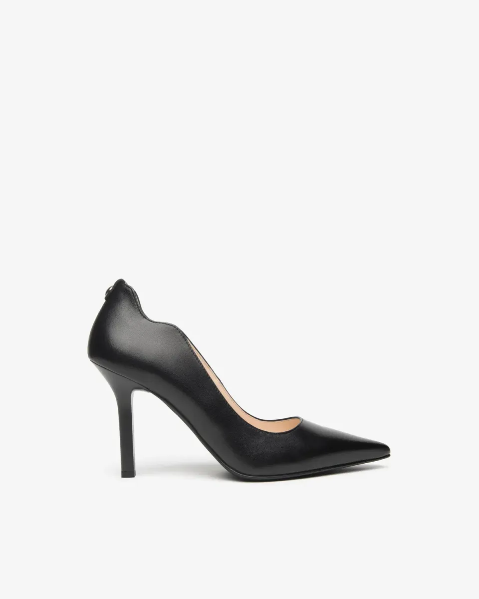 NeroGiardini pantofi dama piele stiletto 95mm varf ascutit