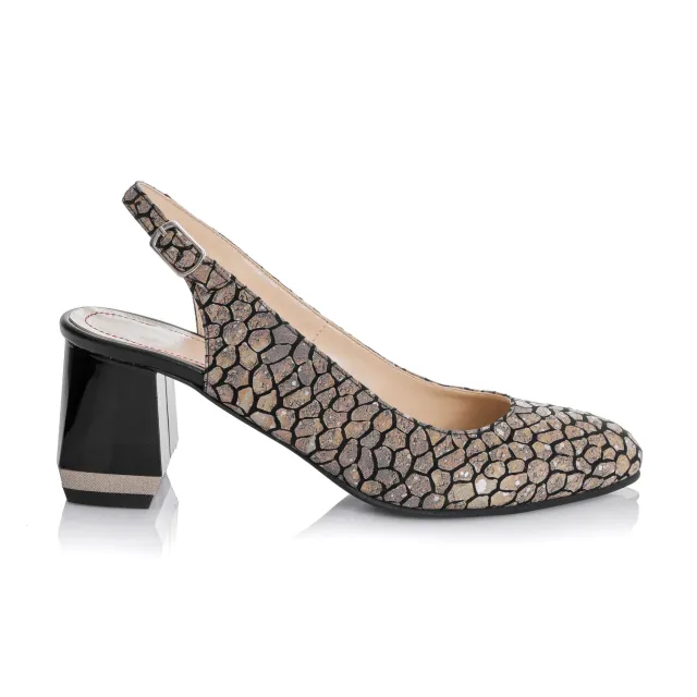 Catinca Shoes D20 Maro Ponei sandale dama piele naturala
