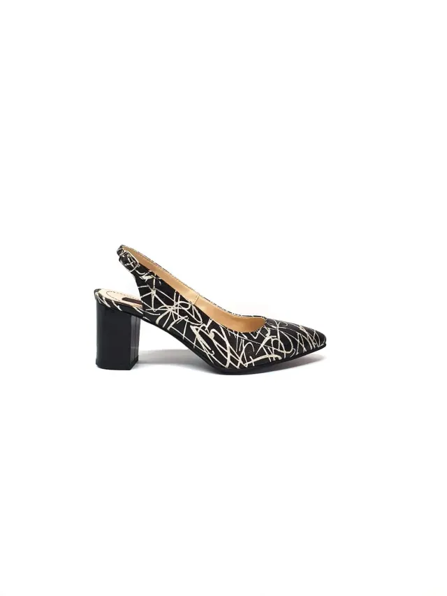 Catinca Shoes A91 NFAU sandale dama negre fir auriu