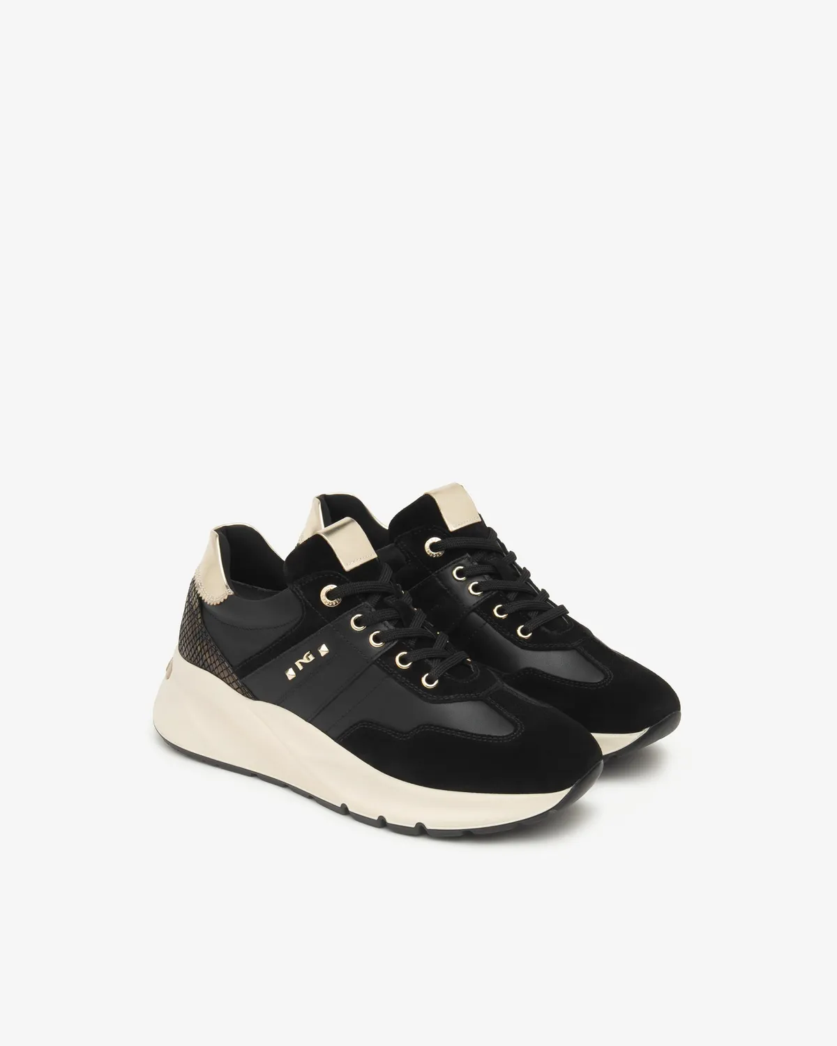 NeroGiardini sneakers dama piele intoarsa cu memory