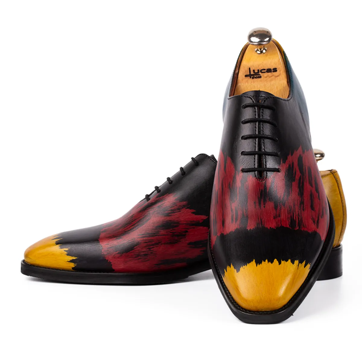 Lucas Elegant 903 pantofi barbati multicolor piele