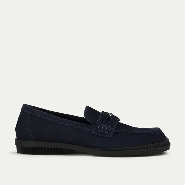 Cesare Paciotti Hybrid mocasini piele bleumarin