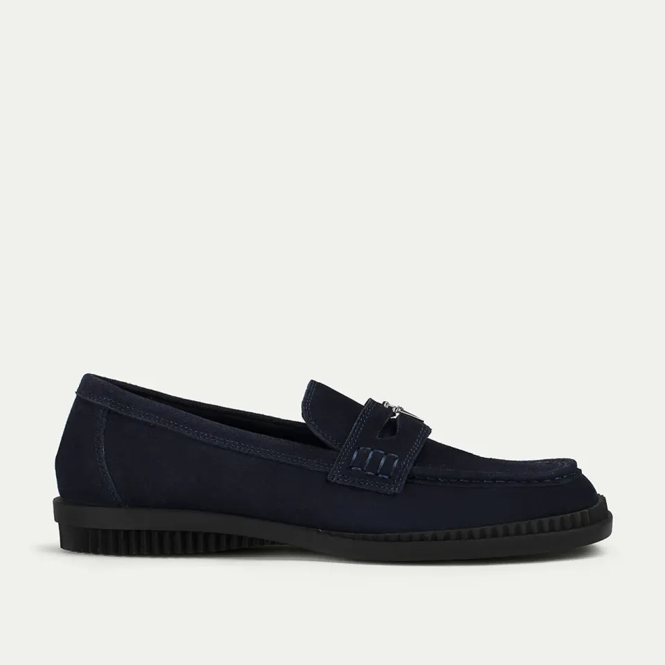 Cesare Paciotti Hybrid mocasini piele bleumarin