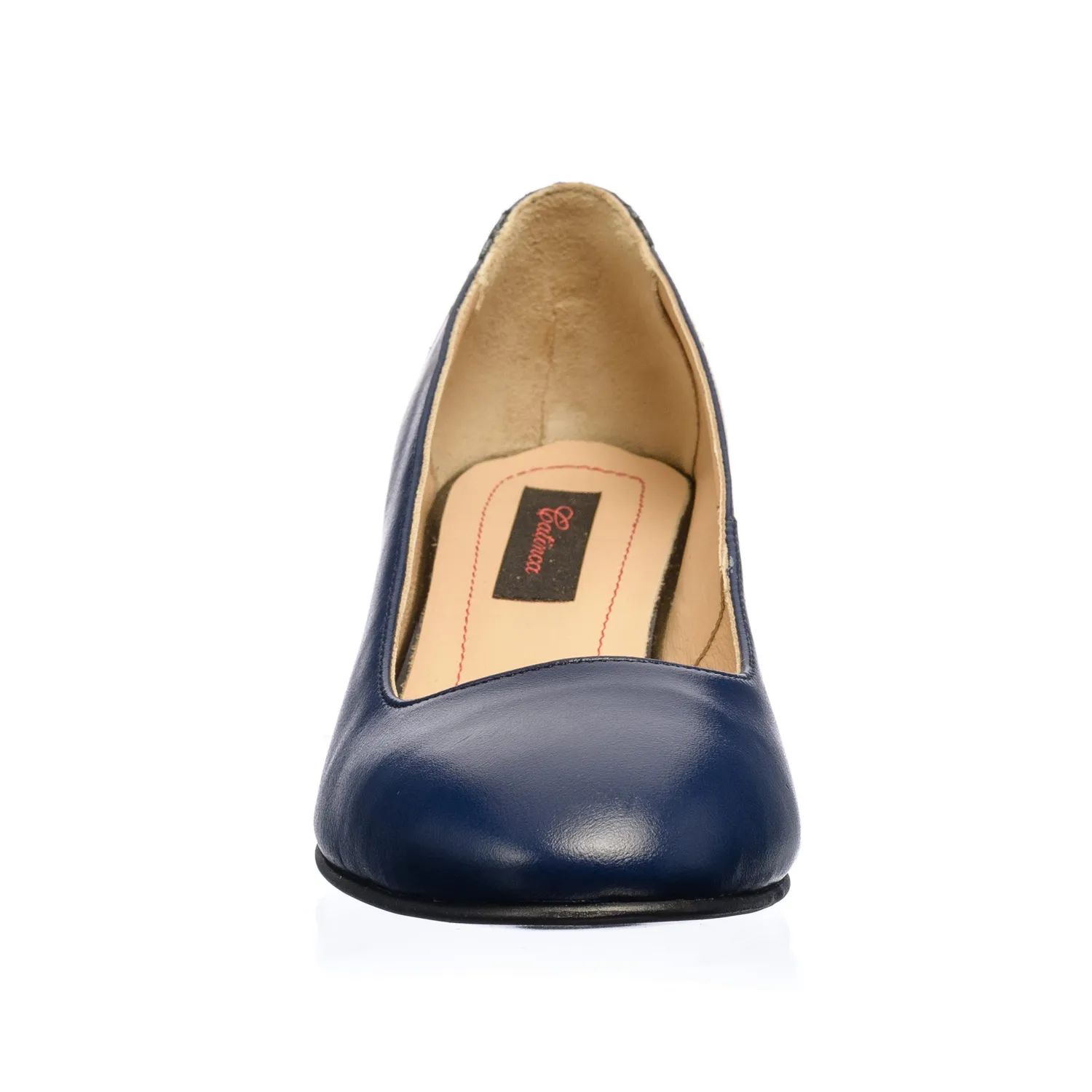 Catinca Shoes A7 BSA pantofi dama bleumarin piele naturala