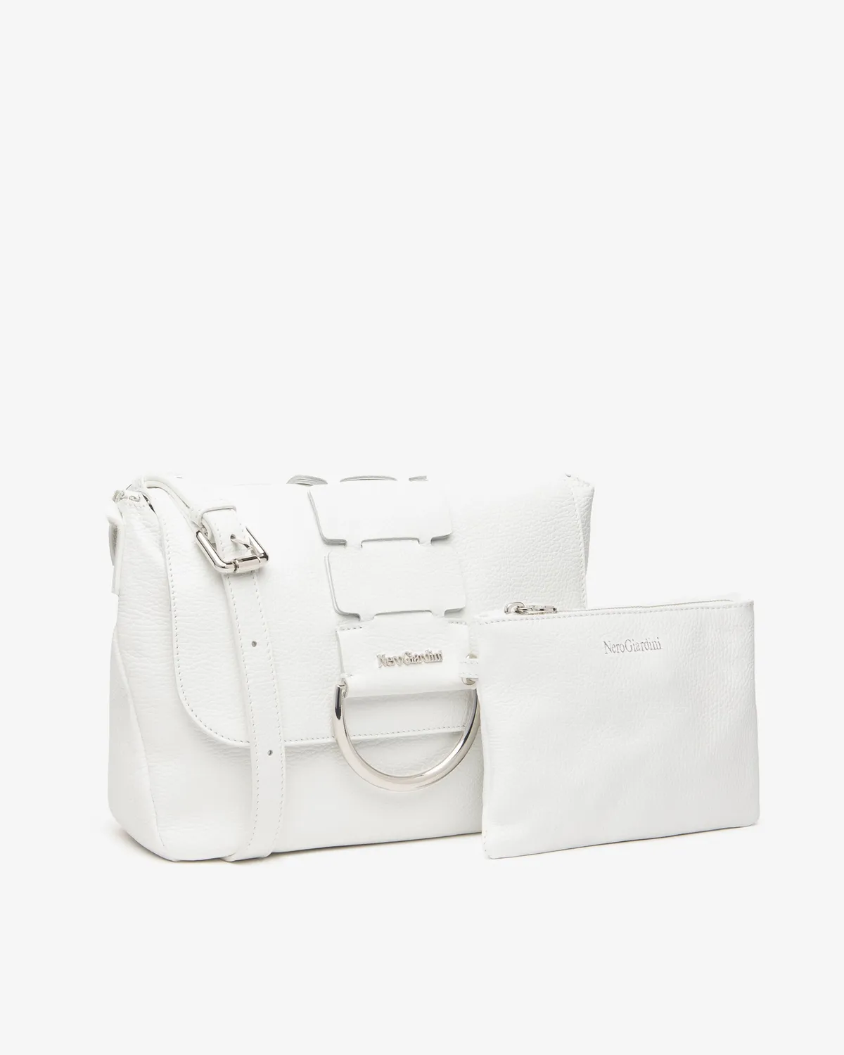NeroGiardini geanta crossbody piele dama Italia
