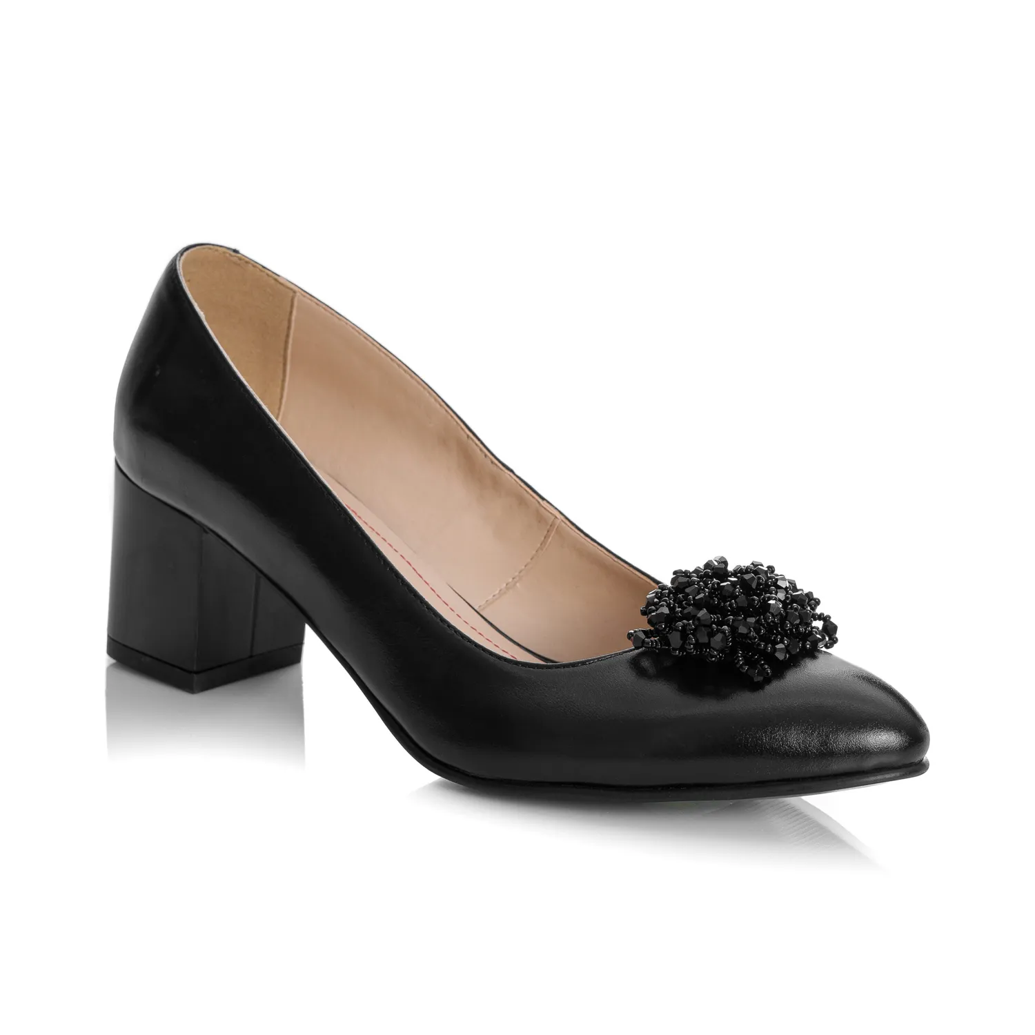 Catinca Shoes A59 N pantofi dama piele naturala negru box