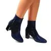 Catinca Shoes GX32 BCN ghete dama piele bleumarin