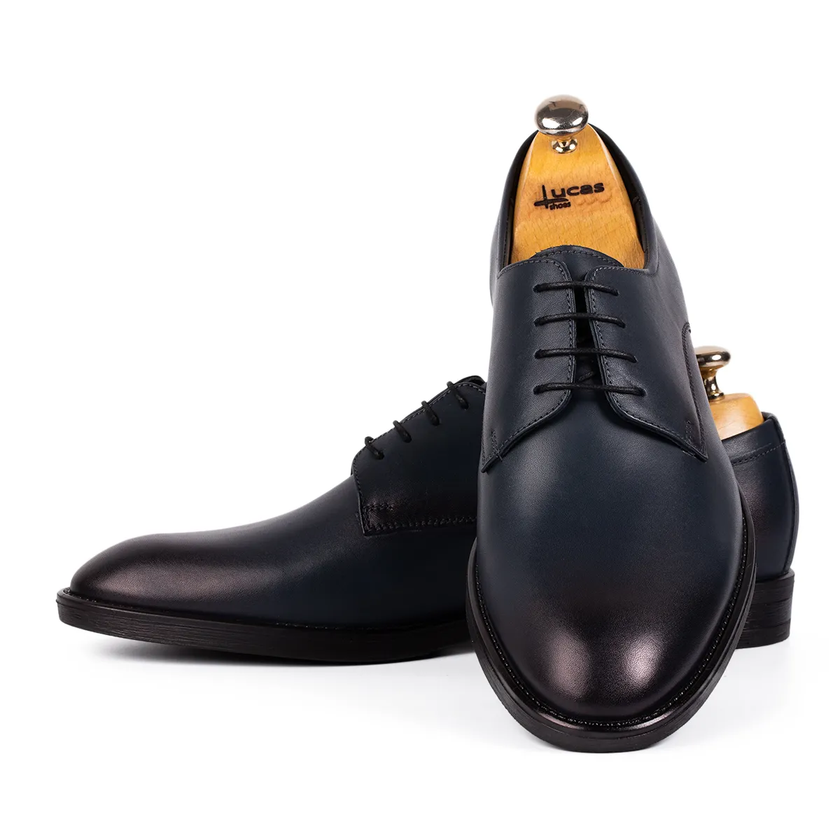 Lucas Shoes Elegant 346 Mod100 pantofi albastri piele