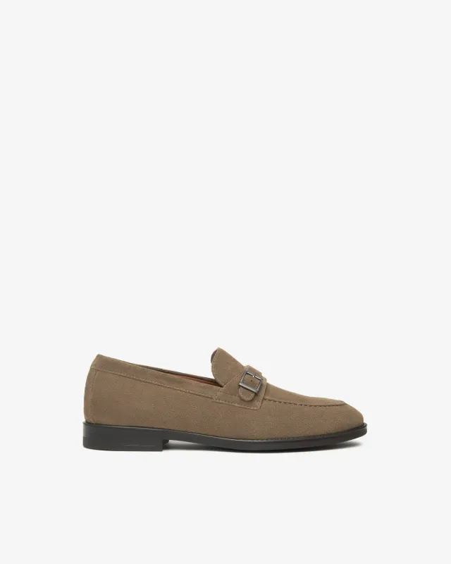 Mocasini NeroGiardini Premium piele intoarsa barbati eleganti