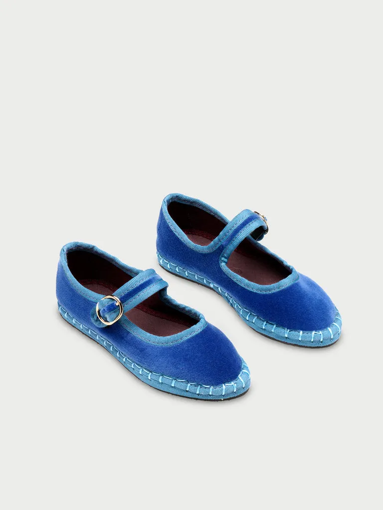 Flagelus Alexandra Kids pantofi mary jane copii albaștri