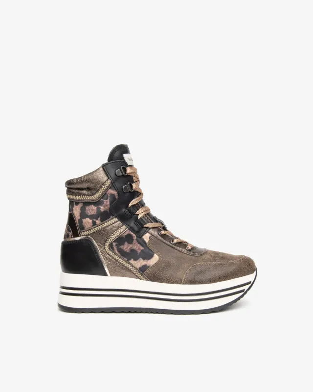 NeroGiardini sneakers high-top piele platforma 4,5cm