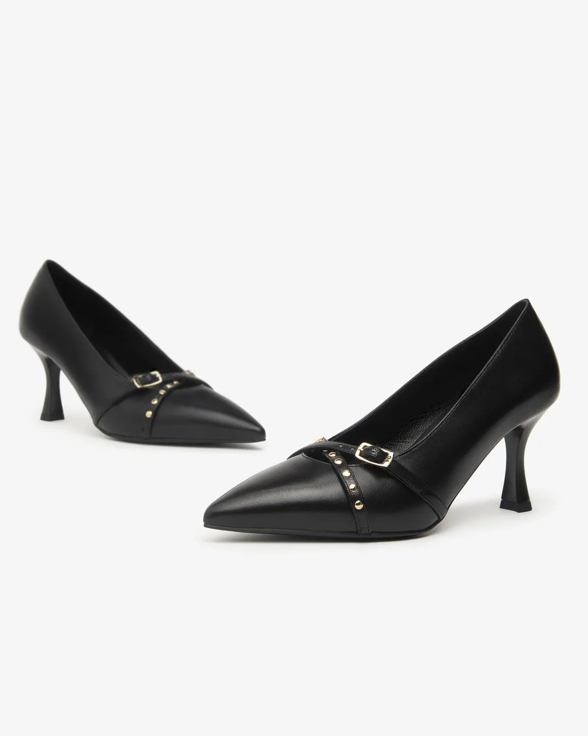 NeroGiardini pantofi dama piele toc 75mm elegant