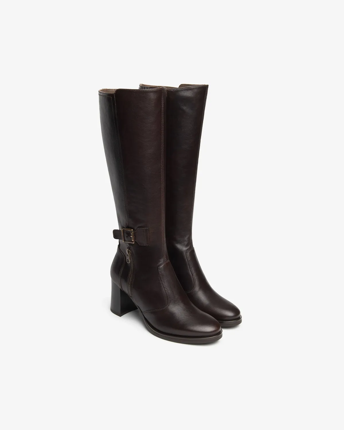 NeroGiardini cizme piele dama toc 75mm fermoar