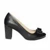 Catinca Shoes R5 NB pantofi dama piele negru buline