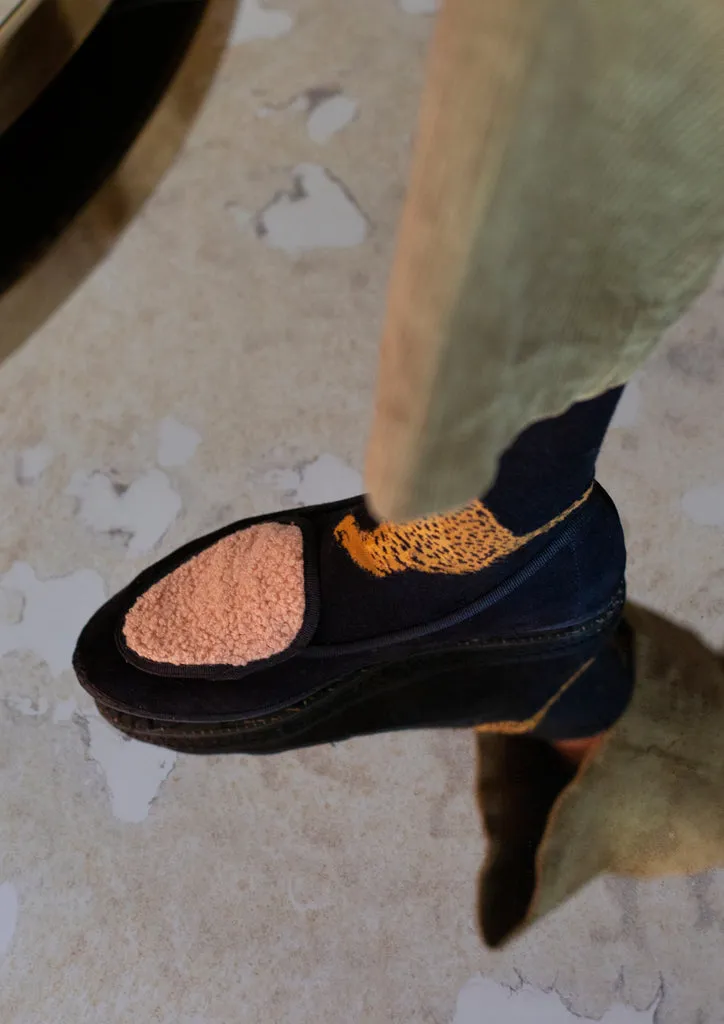 Flagelus Pammy pantofi belgian negri lana