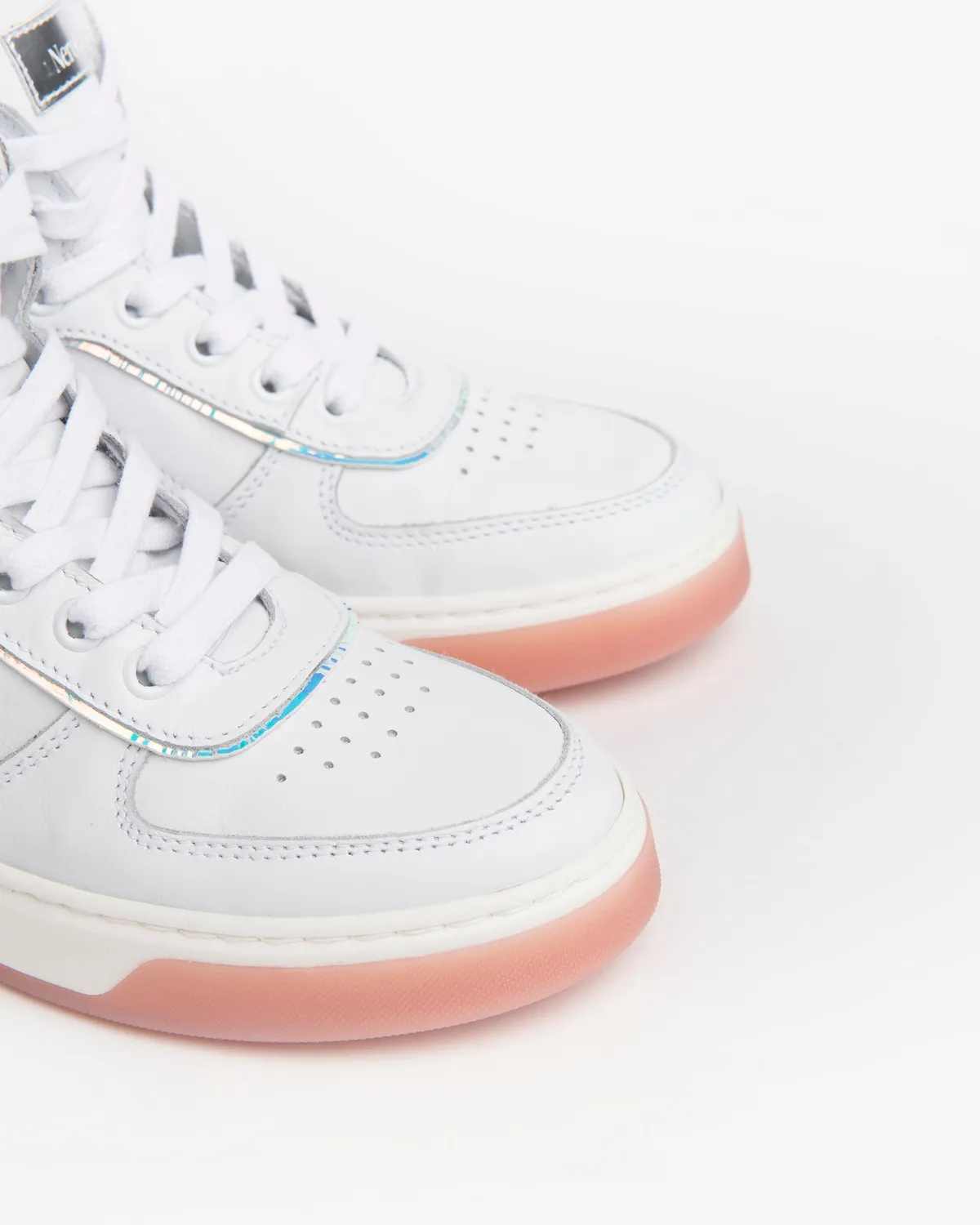 NeroGiardini sneakers fete cu siret si fermoar