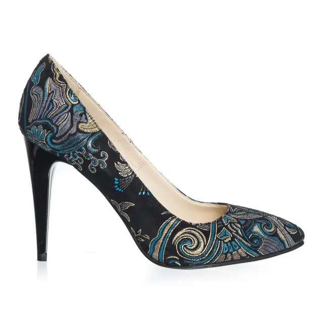 Catinca Shoes 2691 pantofi stiletto dama piele negru