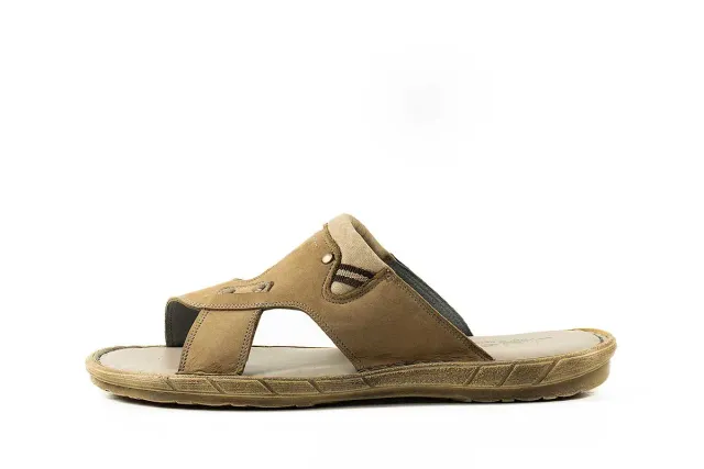 Lucas Shoes 300 sandale bej piele talpa joasa