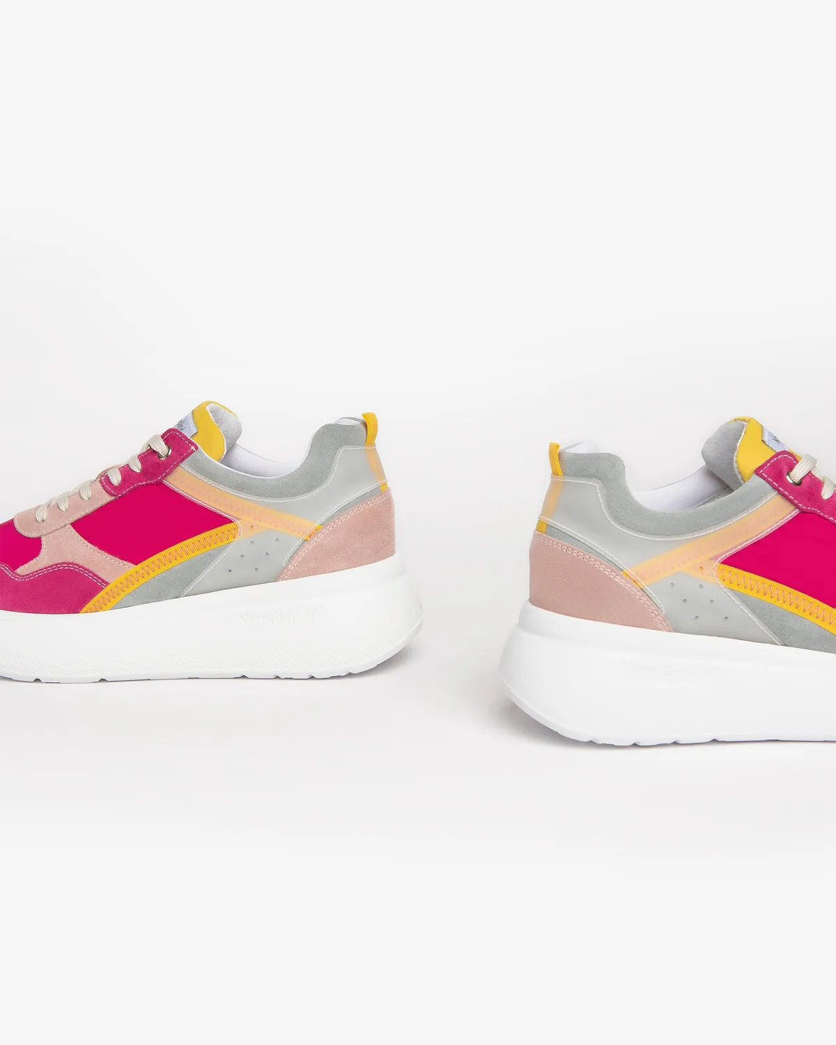 NeroGiardini sneakers damă piele întoarsă pânză vară
