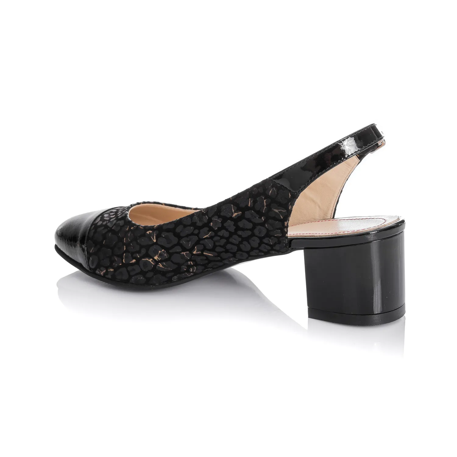 Catinca Shoes T16 NP sandale dama piele negru auriu