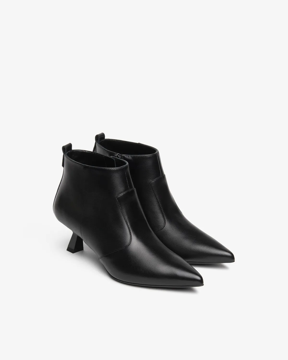 NeroGiardini botine dama piele toc 55 mm fermoar