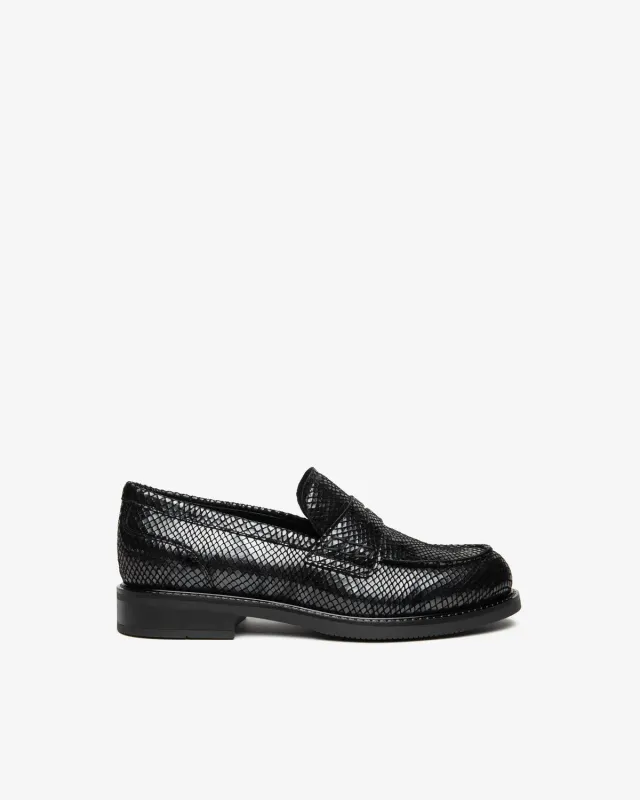 NeroGiardini Mocasini Dama Piele Efect Piele Sarpe