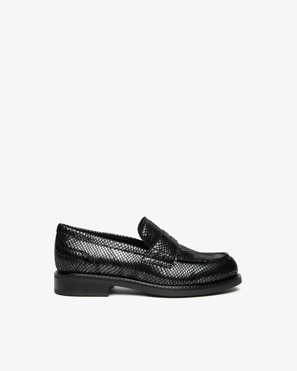 NeroGiardini Mocasini Dama Piele Efect Piele Sarpe