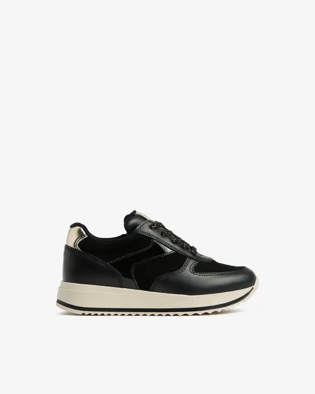 NeroGiardini sneakers fete piele cu talpa usoara