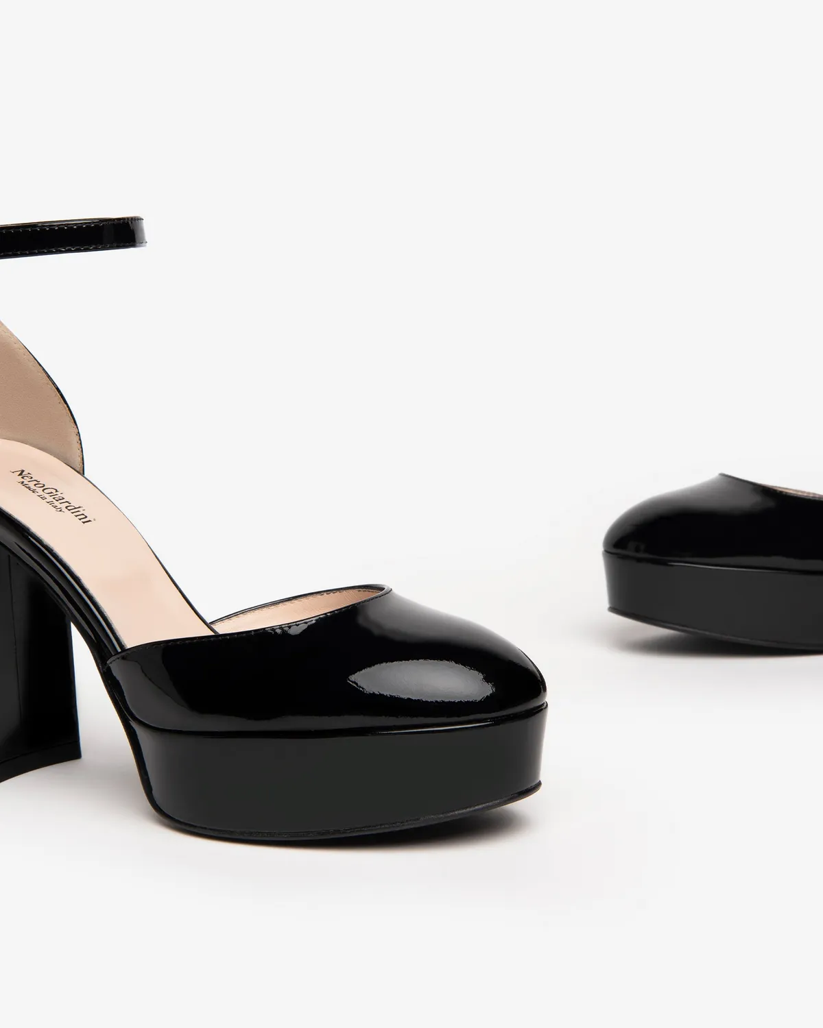 NeroGiardini pantofi piele lacuita dama glam