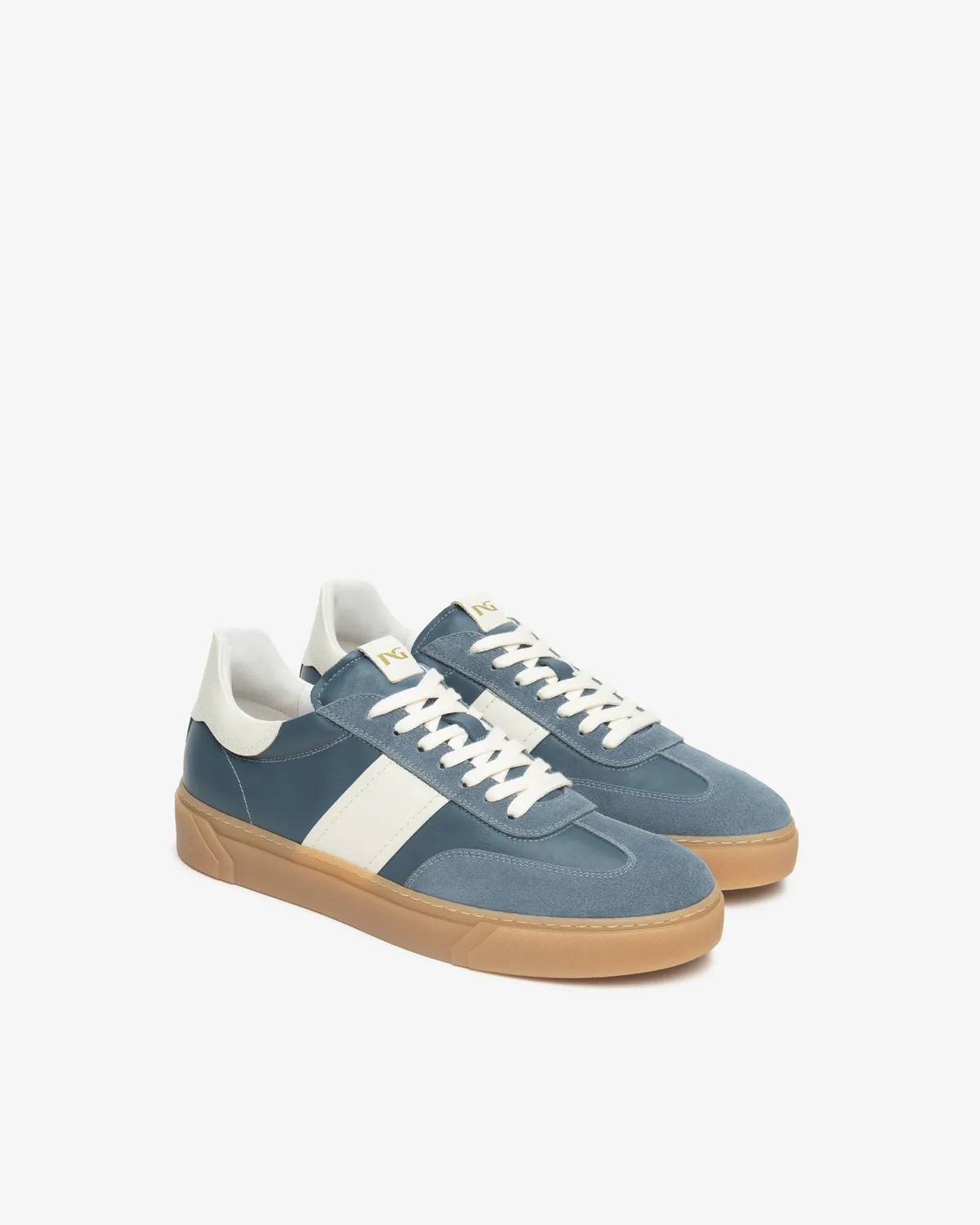 NeroGiardini sneakers barbati piele intoarsa de vara