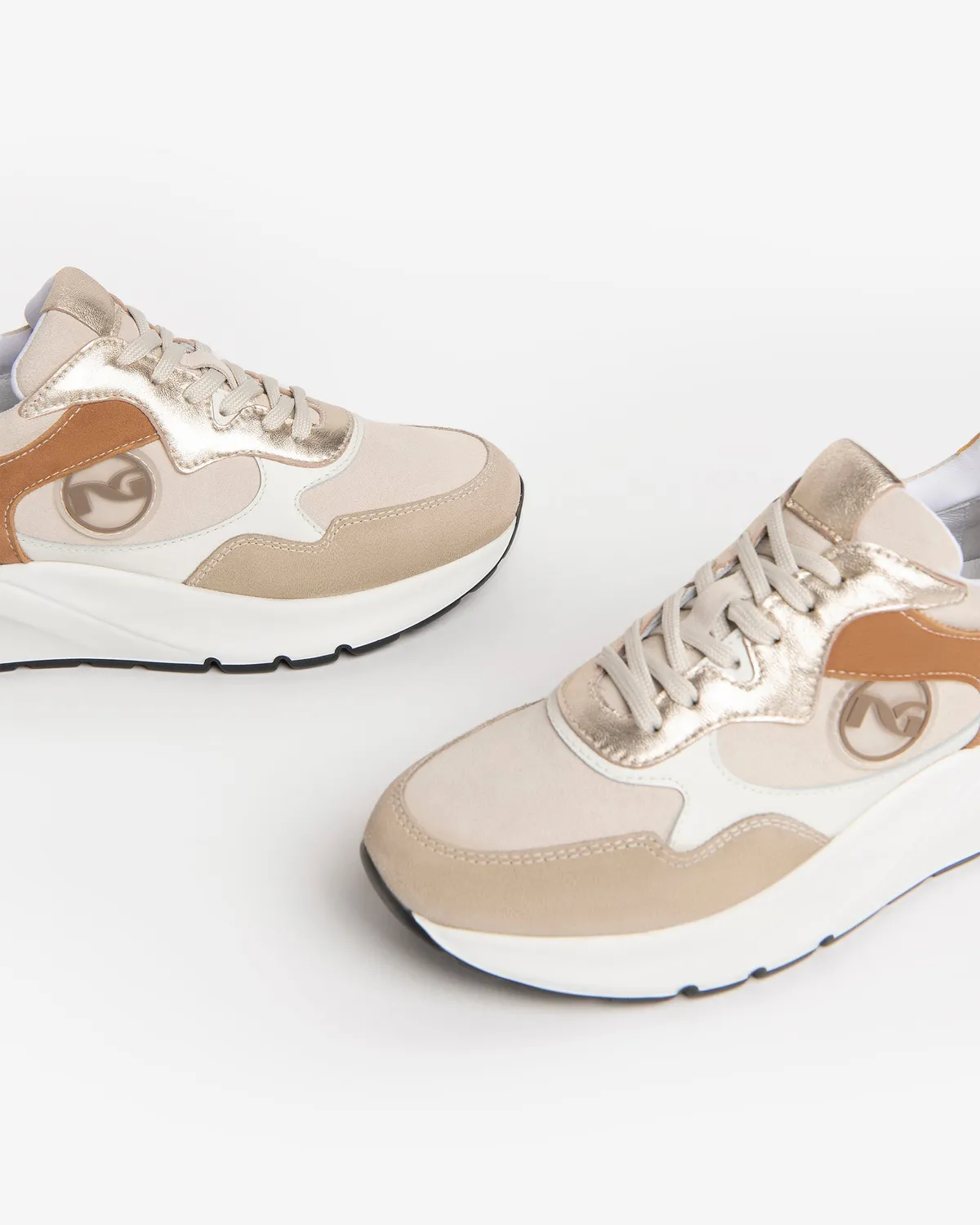 NeroGiardini sneakers dama piele si piele intoarsa