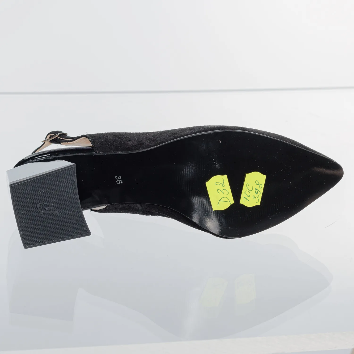 Catinca Shoes D32 NA sandale dama negre piele antilopa